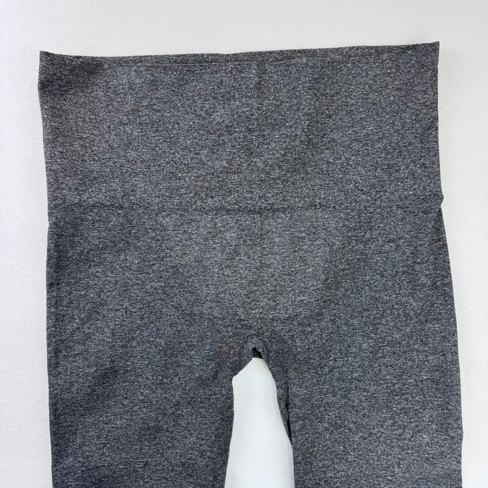 Spanx Look At Me Now Seamless Leggings XL Charcoal Gray Heather High Waist XL/TG